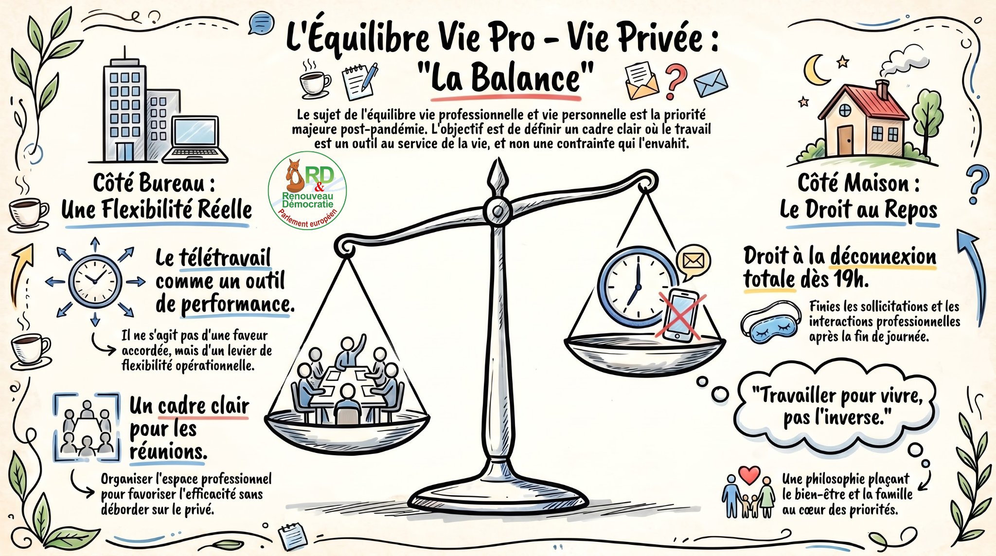 L'Équilibre Vie Pro – Vie Privée : La Balance