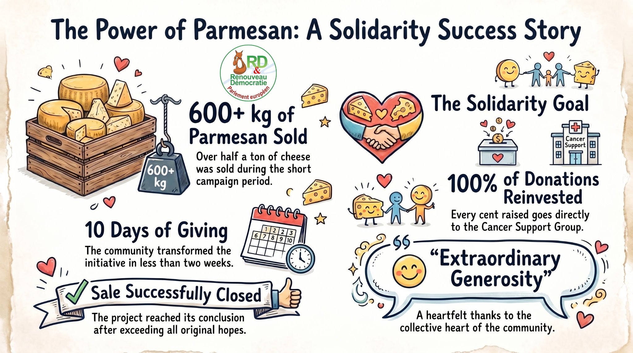 La Force du Parmesan : Une Histoire de Solidarité